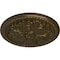 Ekena Millwork Swindon Ceiling Medallion (Fits Canopies up to 2 7/8"), Hand-Painted Brass, 16 7/8"OD x 1 1/2"P CM16SWBRS - alternate 4